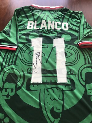 Cuauhtémoc Blanco Signed Mexico World Cup 98 Jersey | eBay