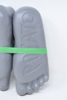 imran-potato-caveman グレー　クロックス Crocs x Imran Potato Caveman Grey Slippers Shoes Size Small (6-8