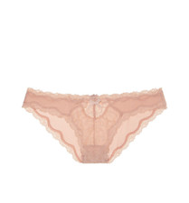 Victoria's Secret Dream Angels Lace-Trim Cheekini Panty Beige