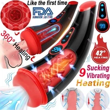 Male Masturbaters Automatic HandsFree Telescopic Cup Sucking Stroker Men Sex Toy