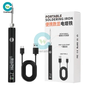 650mAh 510 interface Wireless Soudering Iron Pen Affichage de tension USB Remboursable
