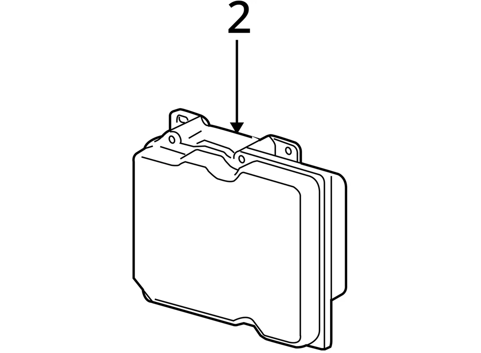 ABS MODULE CADILLAC ESCALADE 09 10 11 12 13 14 - Image 4 of 4