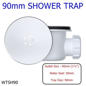 removable shower waste trap