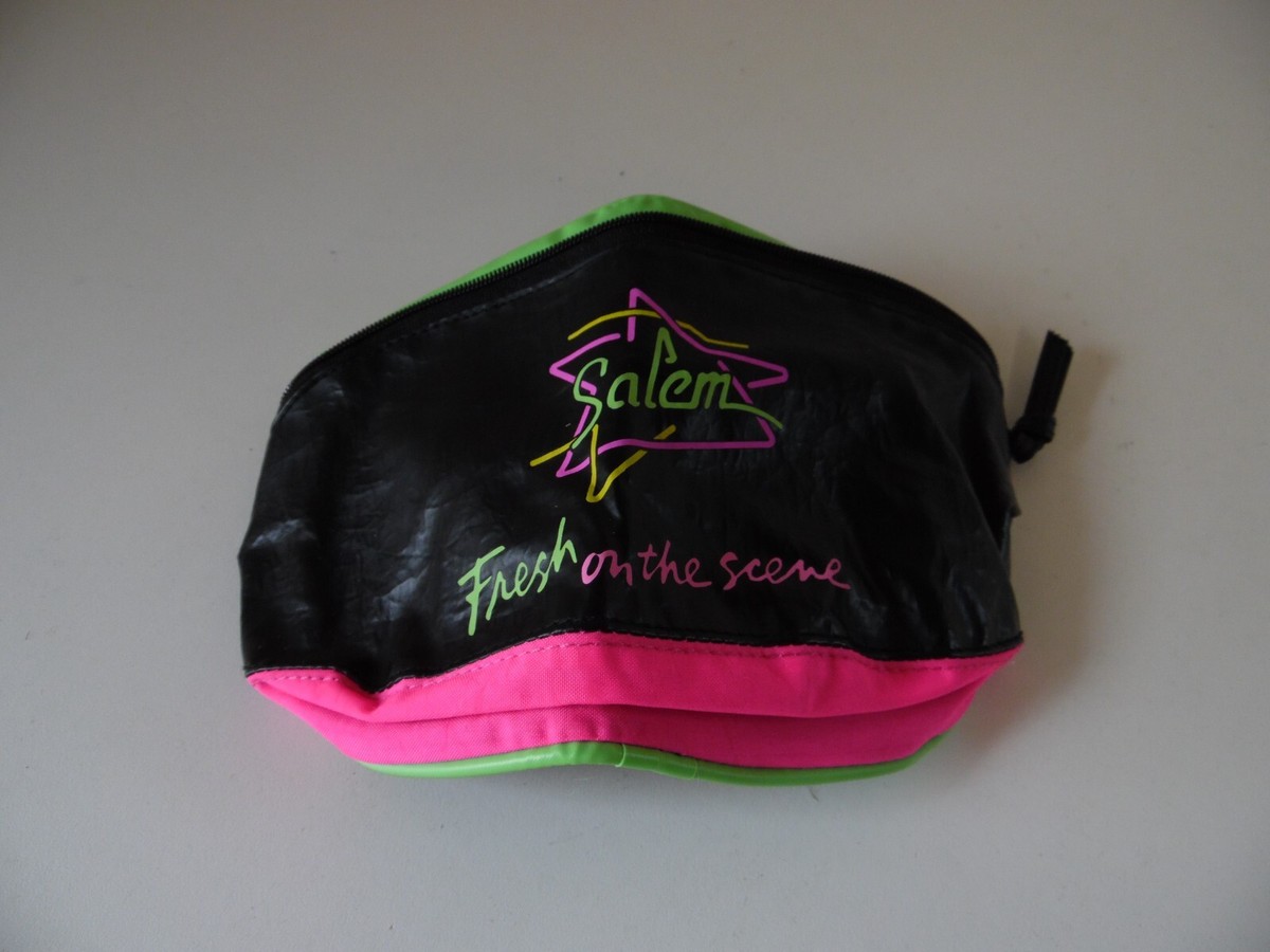 Salem Cigarettes advertising Vint. Fresh At The Scene Black ,Pink Fanny  Pack new