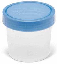 Lot of 100 Medline 4oz Sterile Specimen Containers Cups w/ Screw Lid DYND30331