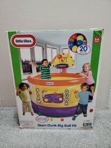little tikes slam dunk big ball pit