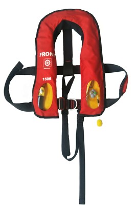 Rettungsweste mit SOLAS/MED Zulassung, autom. aufblasbar, 150 N/275 N 
