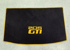 Tapis De Coffre Pour Peugeot 205 GTi Noir Jaune 1 Pièce.