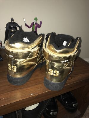Patrick Ewing Athletic Orion Basketball Shoe Sneaker 33 VTG Gold Black Size 8.5