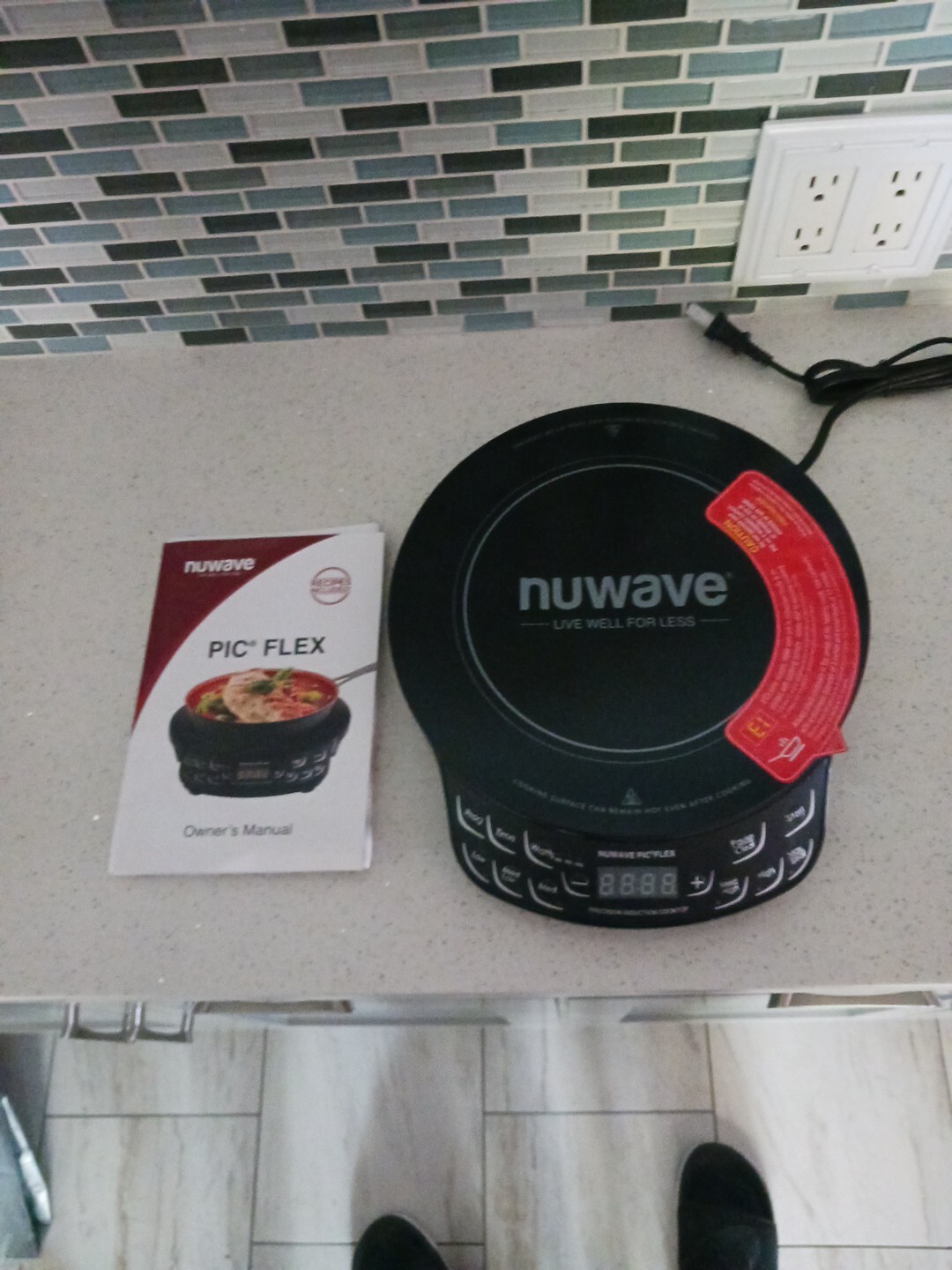 NuWave PIC FLEX Precision Induction Cooktop Hot Plate Black 30532