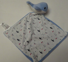 Whale Lovey by Matalan retail Animals Security Blanket RARE 