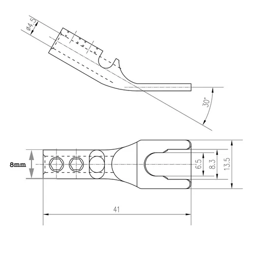 8pcs Gold/Rhodium Plated Copper Y Spade Connector HIFI Speaker Cable Banana Plug - Picture 9 of 25