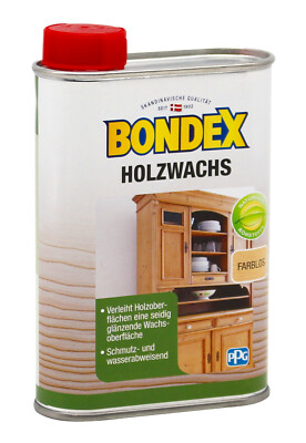 Bondex Holzwachs farblos 0,25L Holz Wachs Möbelwachs Holzveredelung