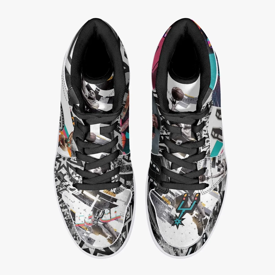 Zapatos San Antonio Spurs negros y blancos Foto 2 de 4