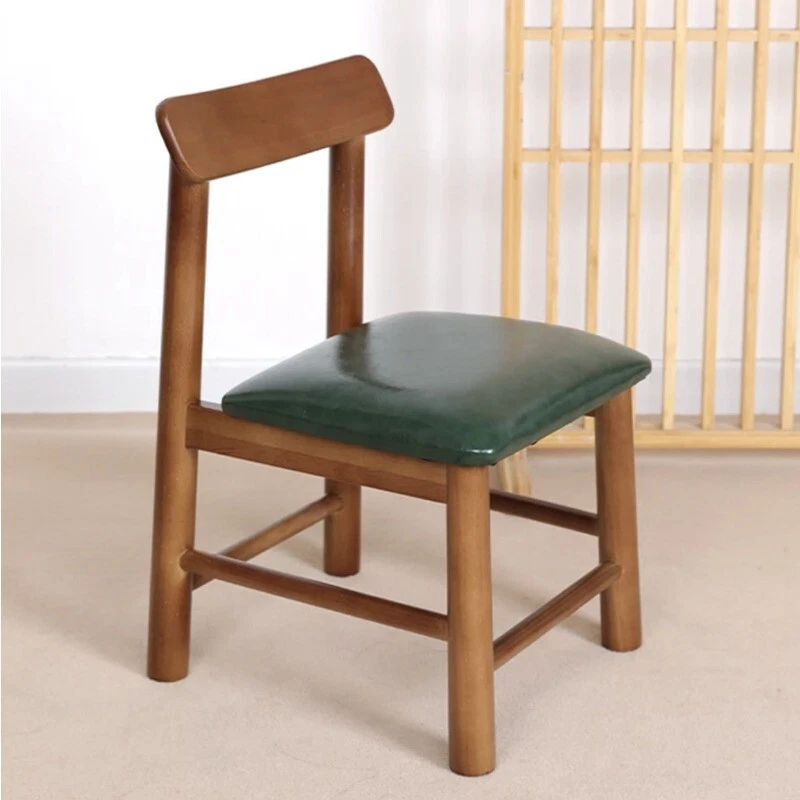 Student Study Stool Wood Chair Children's Dining Stool Log Low Stool Small Bench - Image 3 of 4