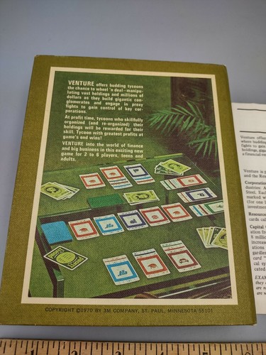 Vintage Venture Game of Finance from 3M 1970 - Picture 4 of 5