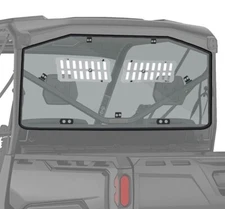 StarknightMT Sliding Vent UTV Rear Windshield Can-Am Defender 2016-2024