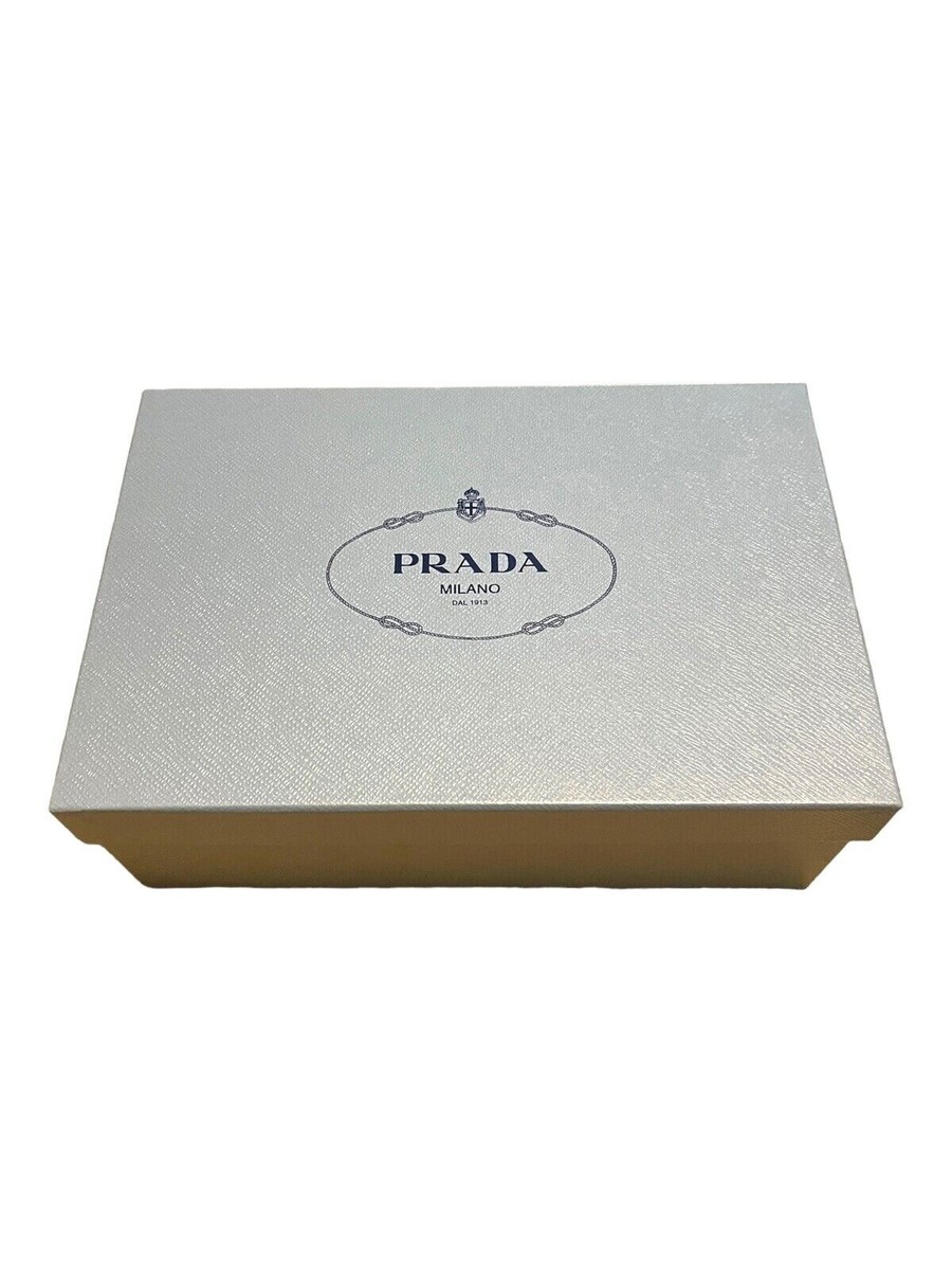 Authentic Prada Empty Box 12x7”x4.5” Gift Storage Shoes Decor Gift