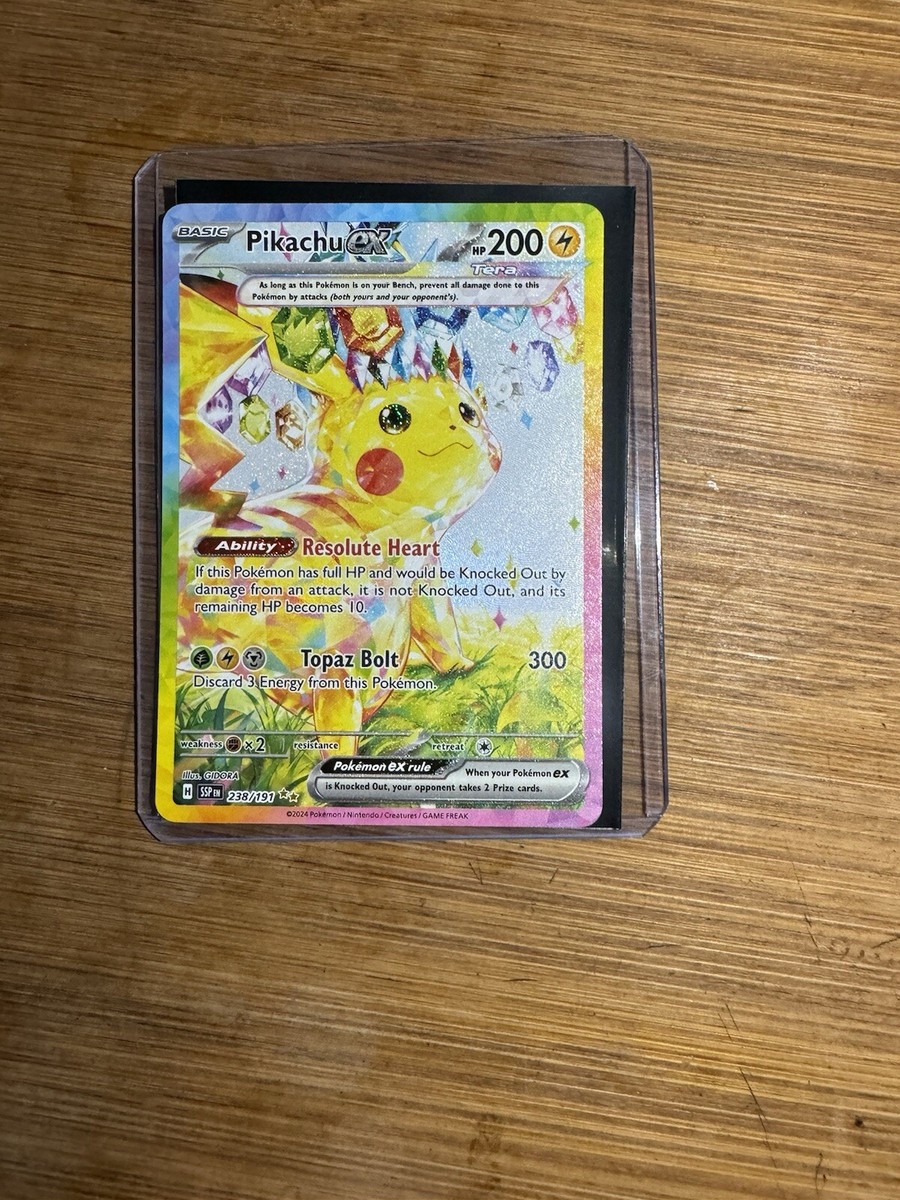 Pikachu ex 238/191 Sv08: Surging Sparks Holo | eBay
