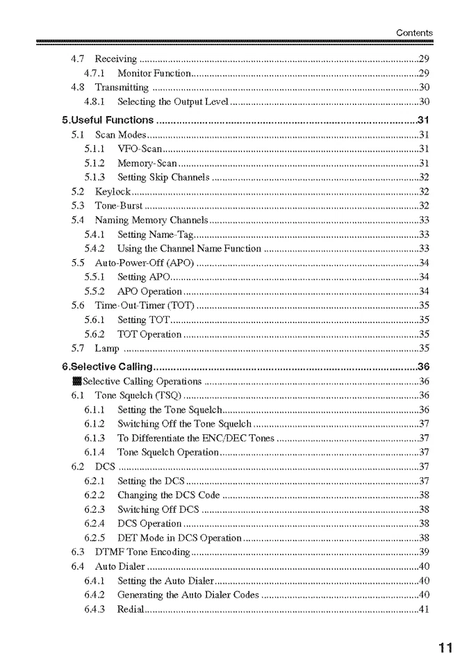 Alinco DJ-V17 T E R TFH Transceiver Instruction Manual 65 Pages Operating Guide - Image 3 of 4