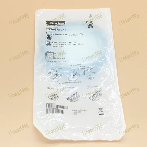 Brand new Parker P8SAGRFLX1 sensor P8SAGRFLX1 ship DHL