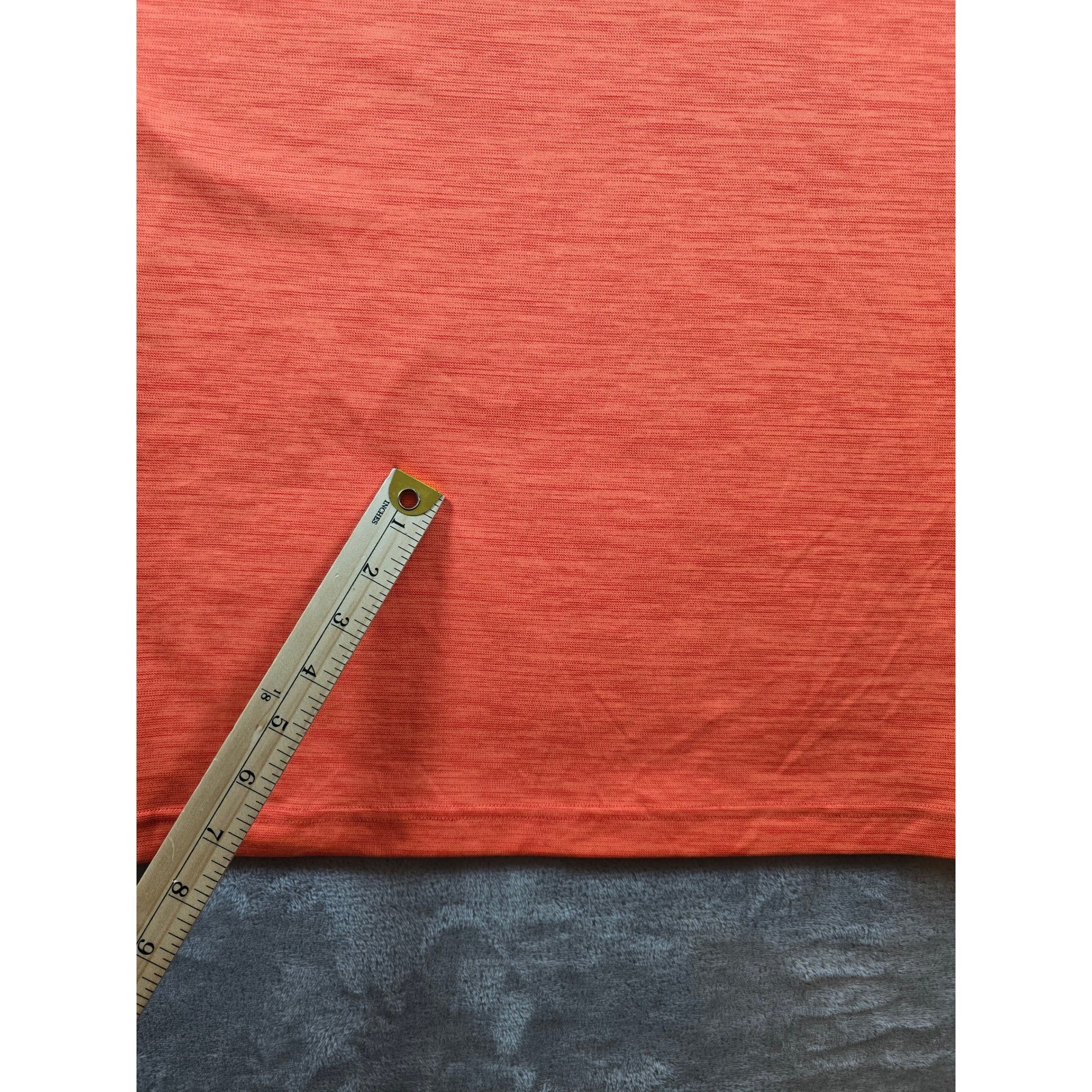 Under Armour Loose HeatGear Quarter 1/4 Zip Mens L Orange Pullover Long Sleeve thumbnail 4