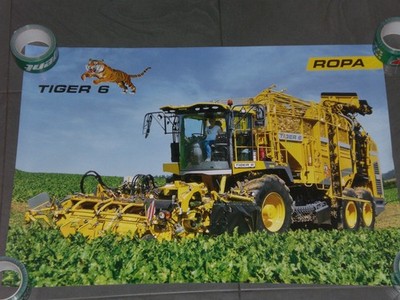 ROPA TIGER 6 Sugar Beet Machines Poster (P 30)