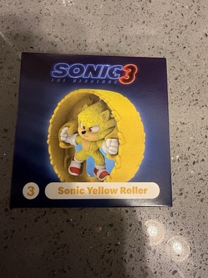 2024 McDONALD'S SONIC 3 The Hedgehog Movie Super Sonic Happy Meal Toy