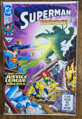 Superman #74 (1992 # 46 - Sole Owner) Doomsday DC Comics 1992