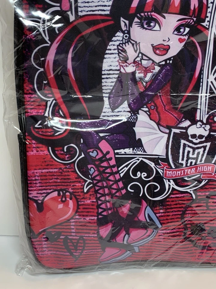 Monster High Draculaura Boo - Mochila Original, Rosa y Negro Bolso Escolar Niños Adolescentes Foto 3 de 4