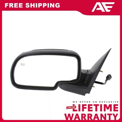 Mirror Chrome Driver Side For 99-02 GMC Sierra 1500 2500 Chevrolet Silverado