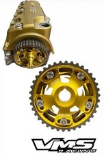 Vms Adjustable Cam Gear In Gold For 1988 To 2000 Honda Civic Crx D15 D16 Sohc