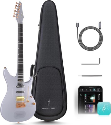 Enya E-Gitarre Inspire 39'' Smart E-Gitarre aus Kohlefaser mit 15W Wireless
