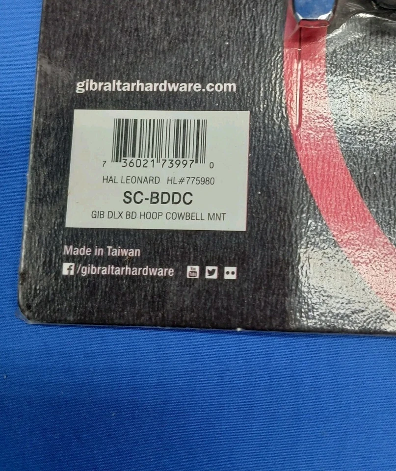 Gibraltar SC-BDDC Deluxe Bass Drum Hoop Cowbell Mount - Image 2 of 2