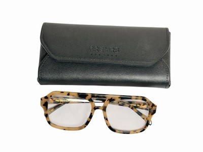 Fryers Eyewear Premium & Case Tortoise Blue Light Aviator Style Glasses