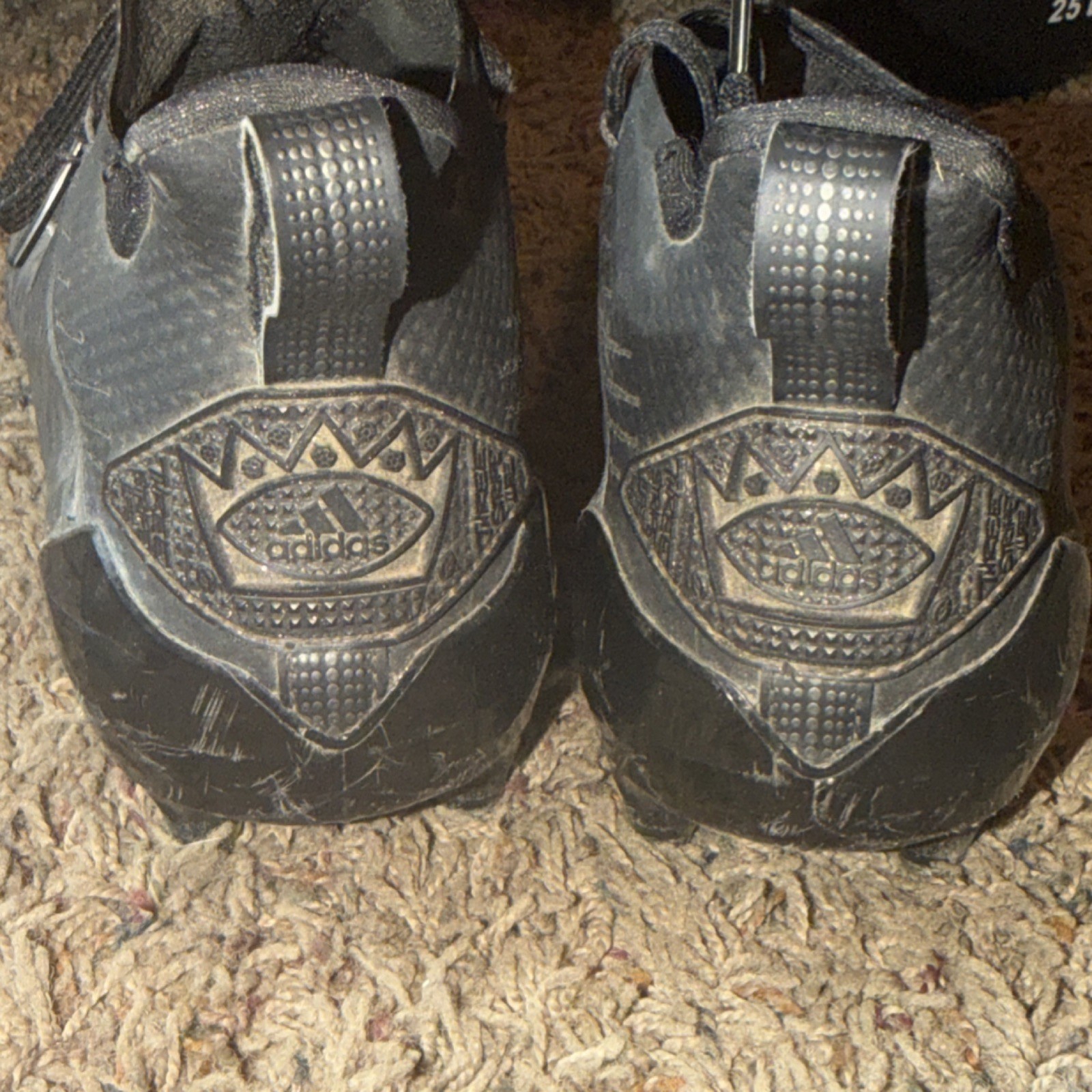 Adidas Adizero  Football Cleats Black Men's US 10.5. No box. thumbnail 4