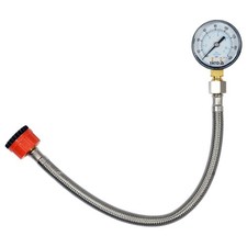 MANOMETRE DE PRESSION D'EAU RESEAU, POUR ROBINET 0-11 Bar/0-160 PSI