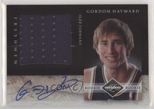 2010 Limited Freshman Jumbo Materials Signatures 99/99 Gordon Hayward Auto h2o