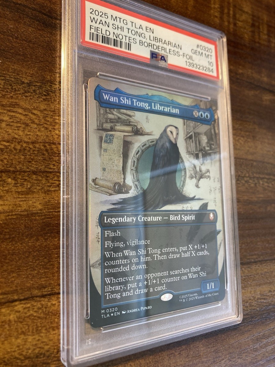 MTG✨WAN SHI TONG, LIBRARIAN Brdrless FOIL✨TLA Avatar: Field