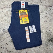 Wrangler Boys Pro Rodeo Jeans 13MWZ BLUE 12 Husky