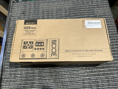 ZOOM G2X FOUR Guitar Multi Effects Pedal Equipped with multi-layer IR function