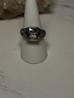 Bomb Party Ring Size 7 RG83801 ‘Rebel With A Sparkle’ Diamond CZ on Hematite — photo 3