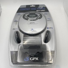 GPX C3974 Portable CD Player -Jogger Anti Shock Protection Car Kit NIB Charger