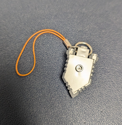 New Lego Nexo Knights - Silver Power Shield Key Chain / Bag Tag | eBay