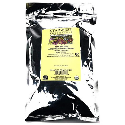Organic Arrowroot Powder 1 lb By Starwest Botanicals