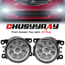 For Nissan Note E11 2006-2012 4"Inch LED Fog Lights Bumper Driving Lights 6000k