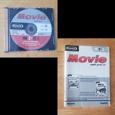 Vintage Magix Movie Edit Pro 12 DVD/ROM and book --- FREE SHIPPING