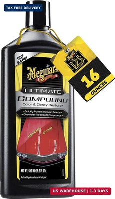 Meguiar's Ultimate Compound - Pro-Grade Car Scratch Remover, Paint Correction Co