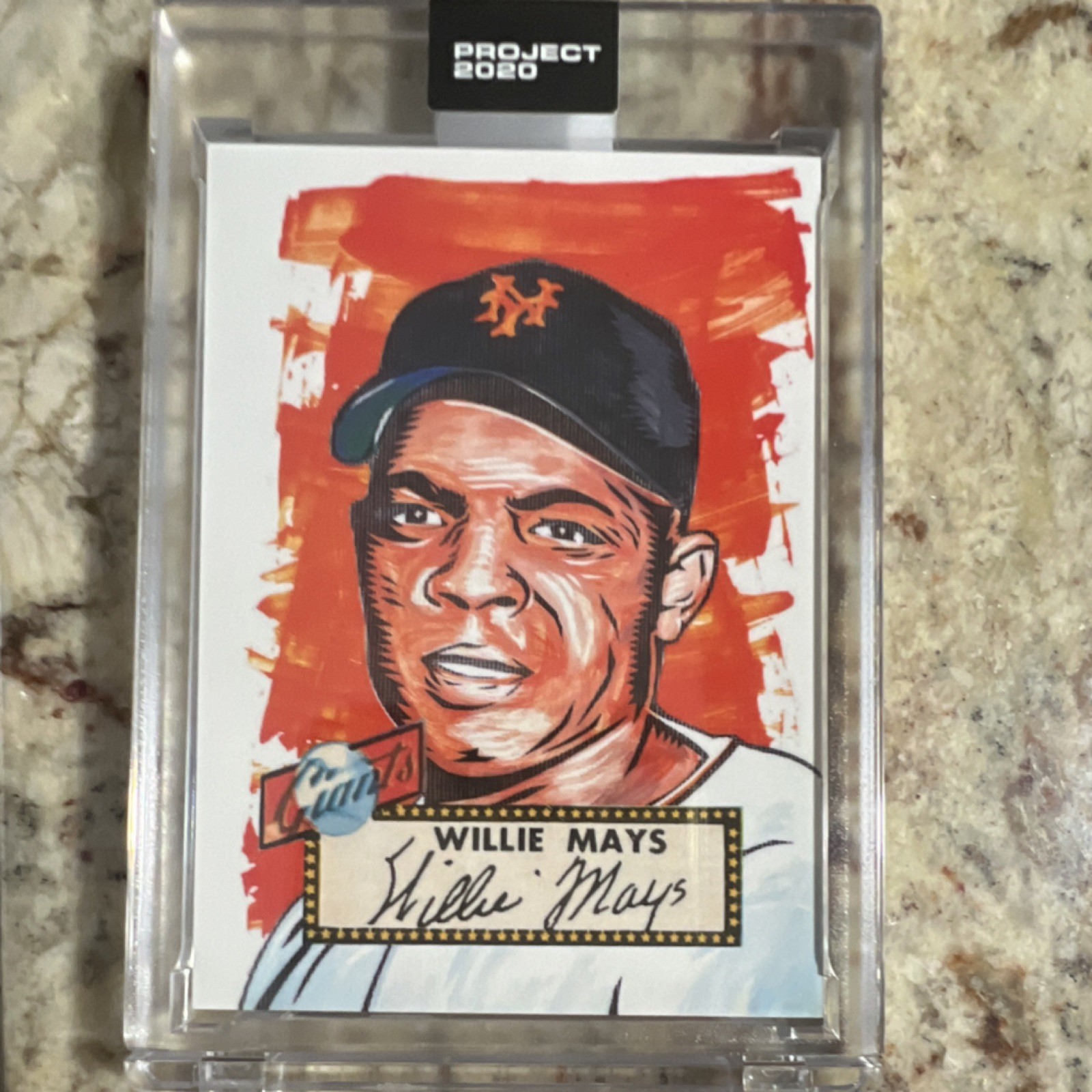 2020 Topps Project 2020 Willie Mays #143 1952 Topps New York Giants