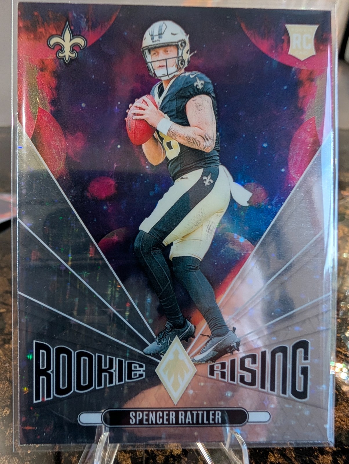 2024 Phoenix Spencer Rattler Rookie Rising Stars Parallel #RR-SRR Saints